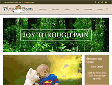 Tablet Screenshot of mollybears.org